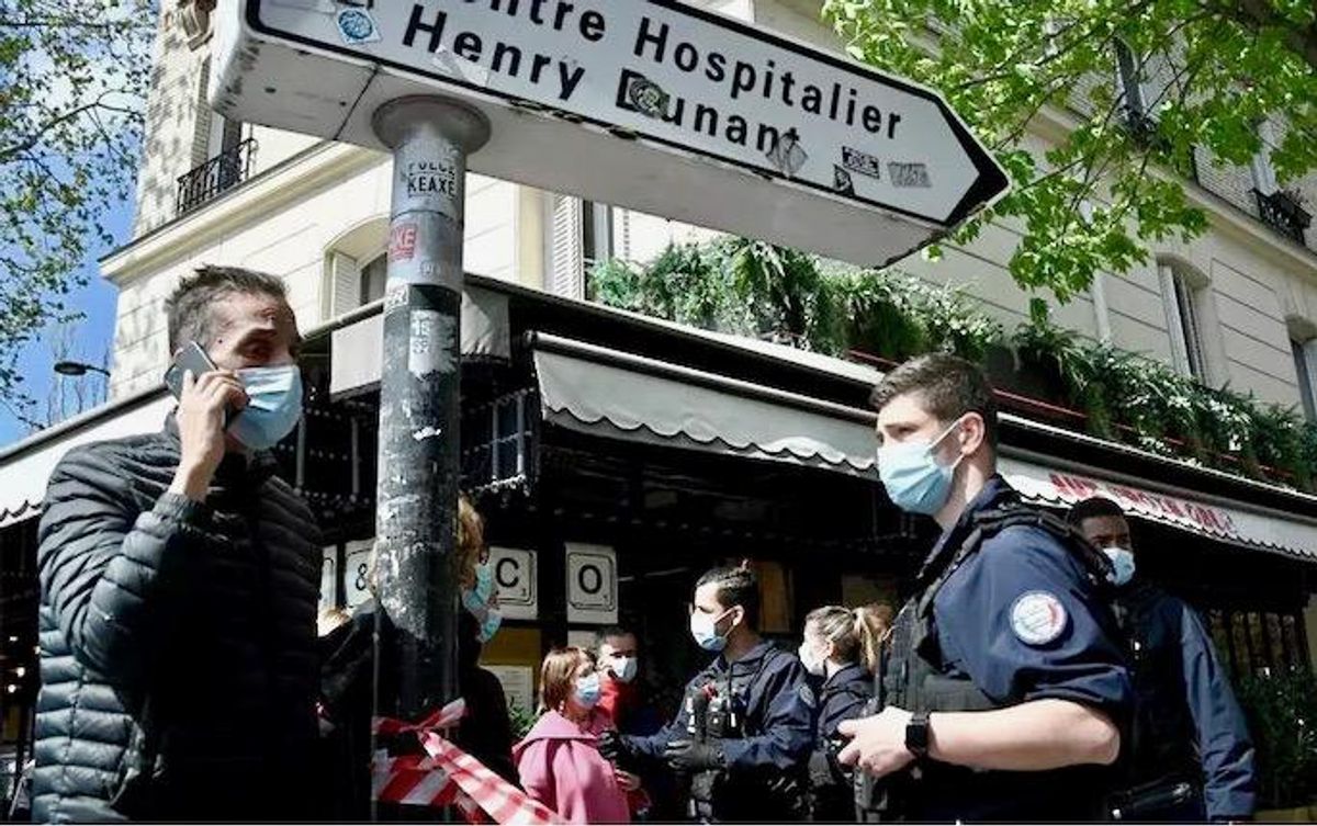 Shooting outside Paris hospital leaves at least one dead