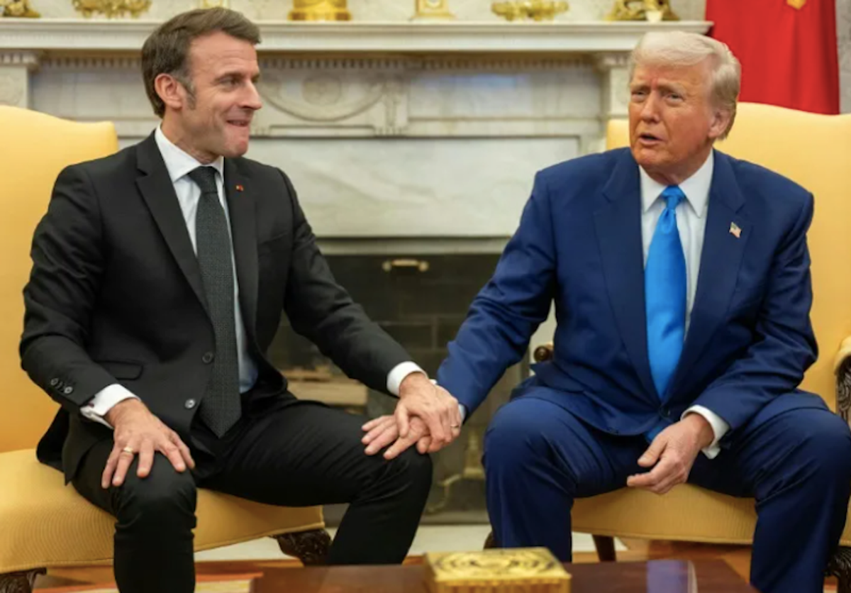Macron and Trump rekindle Le Bromance -- with a touch of tension