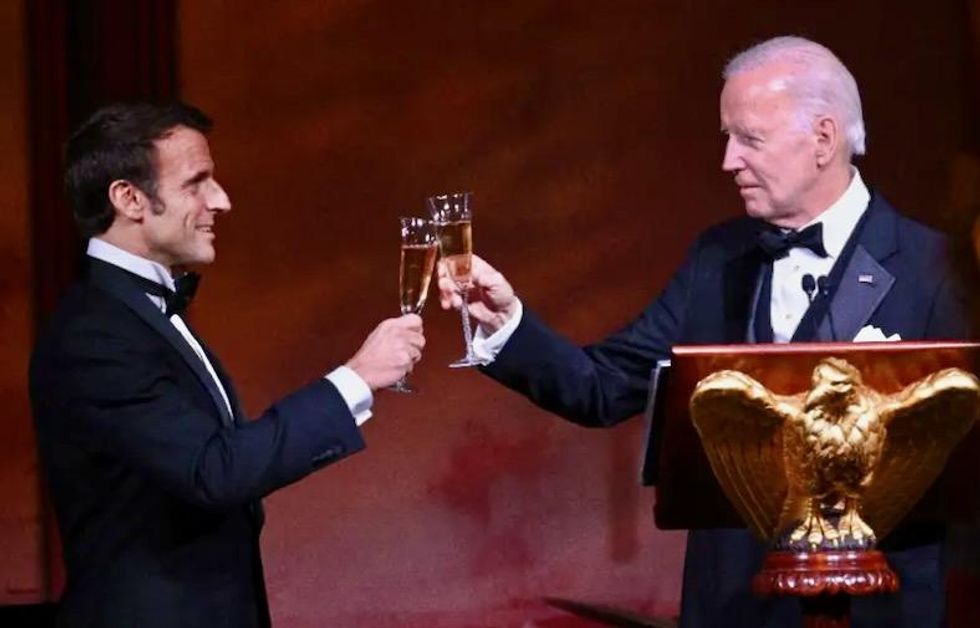 Biden, Macron pledge US-French alliance on Ukraine, democracy