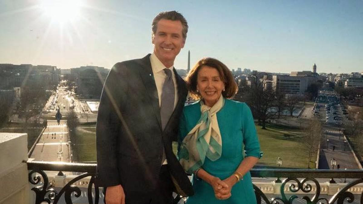 Here's why Gavin Newsom thinks his recall playbook could save Speaker Pelosi in the midterm elections