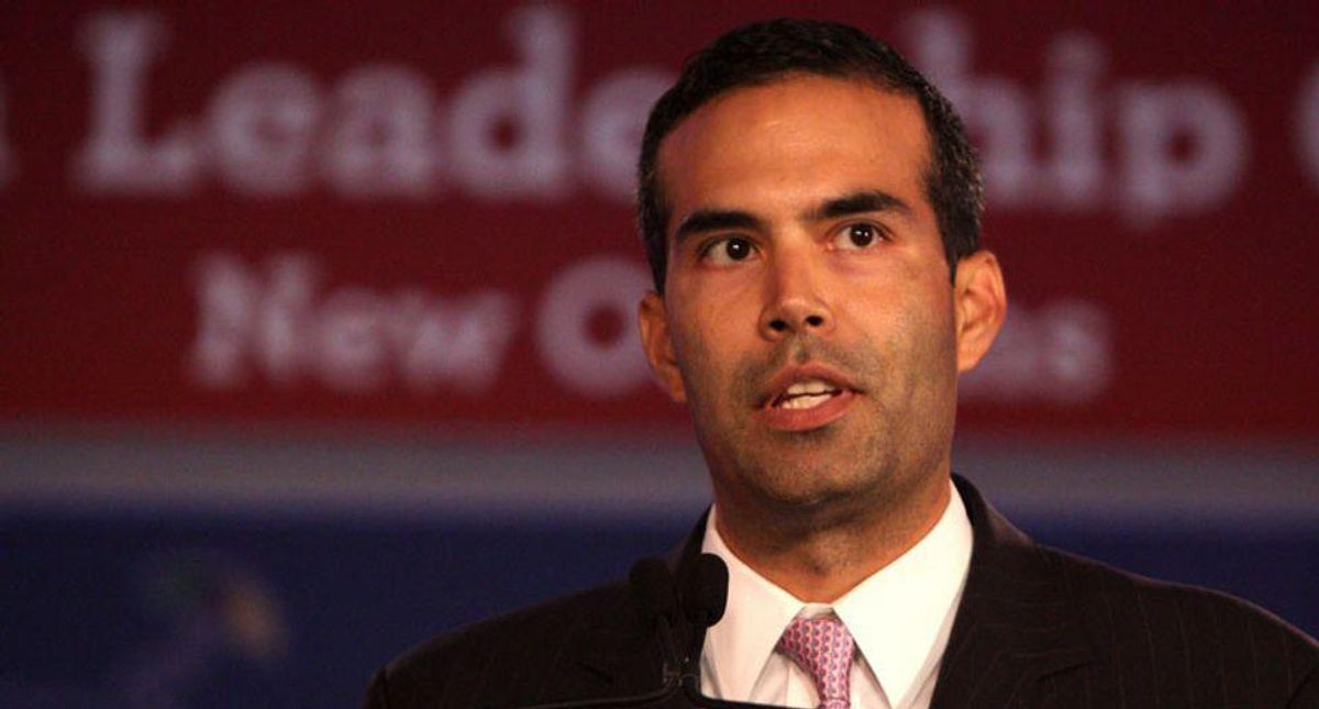 'Boot-licking chump' George P Bush roasted after Trump humiliatingly backs his opponent
