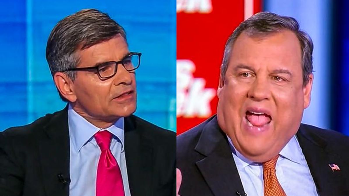 ABC host calls out Chris Christie for blaming mass shootings on 'both sides'