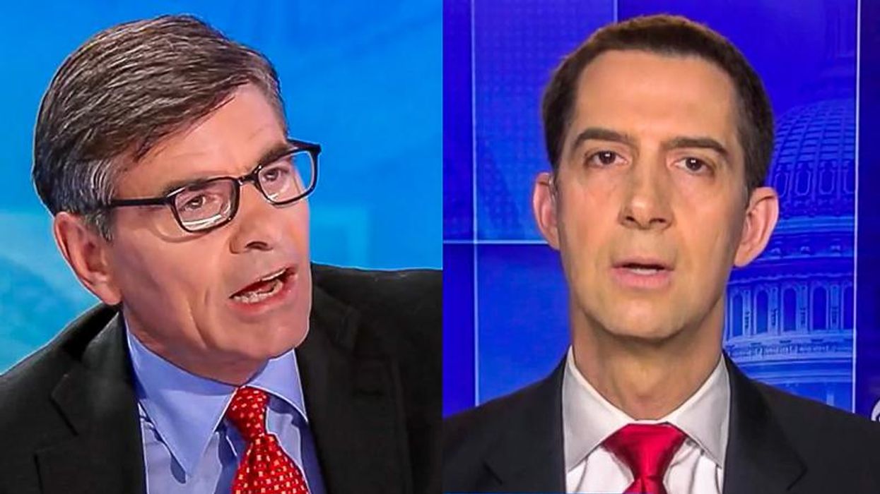 'Why can't you condemn it?' ABC host nails Tom Cotton after he scurries away from Trump's Putin praise