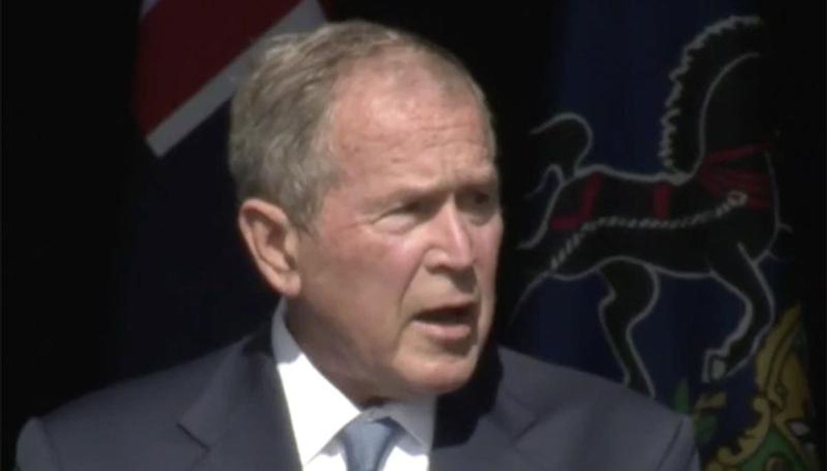 'Children of the same foul spirit': George Bush compares domestic terrorists and 9/11 attackers
