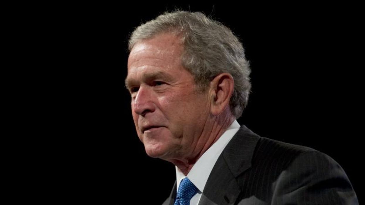 Watch: George W. Bush inadvertently calls Iraq invasion 'wholly unjustified and brutal'