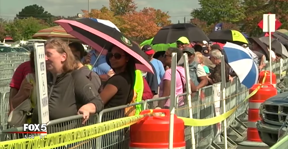 'This is not how a democracy is supposed to work’: Georgians already facing four hour waits to vote