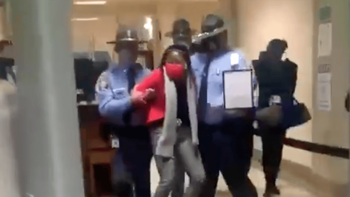 WATCH: Georgia State Patrol arrests Dem lawmaker as Brian Kemp signs voter suppression bill