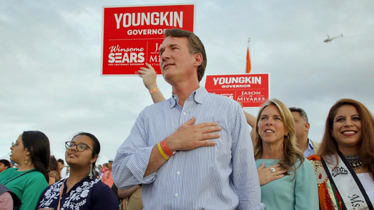 New Virginia governor's son tried to vote this week -- despite not being of legal age: elections officials