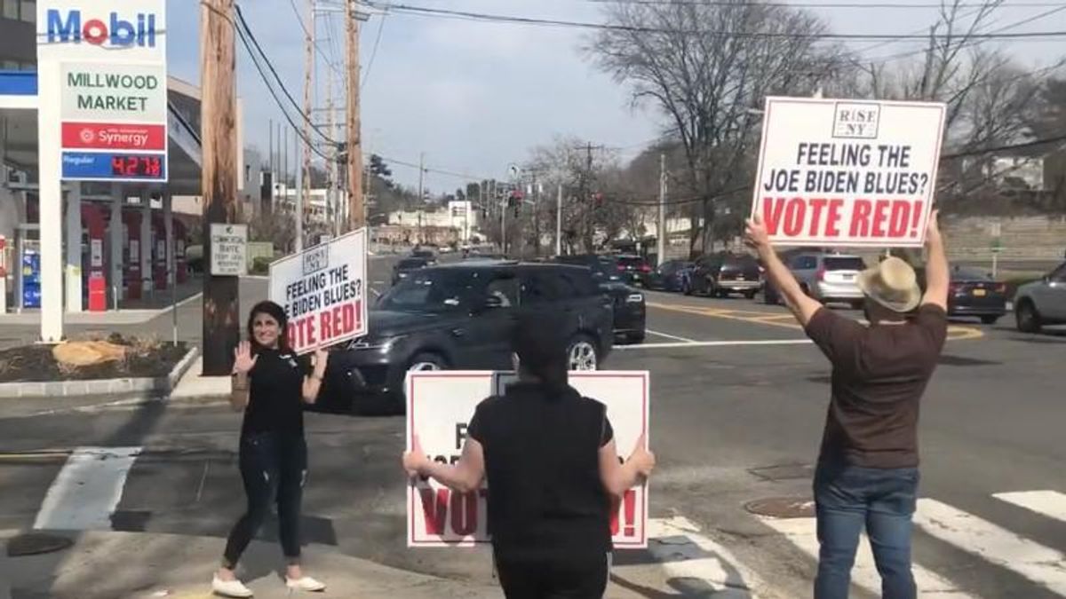 GOP organizing at gas stations as new 2022 midterms strategy: report