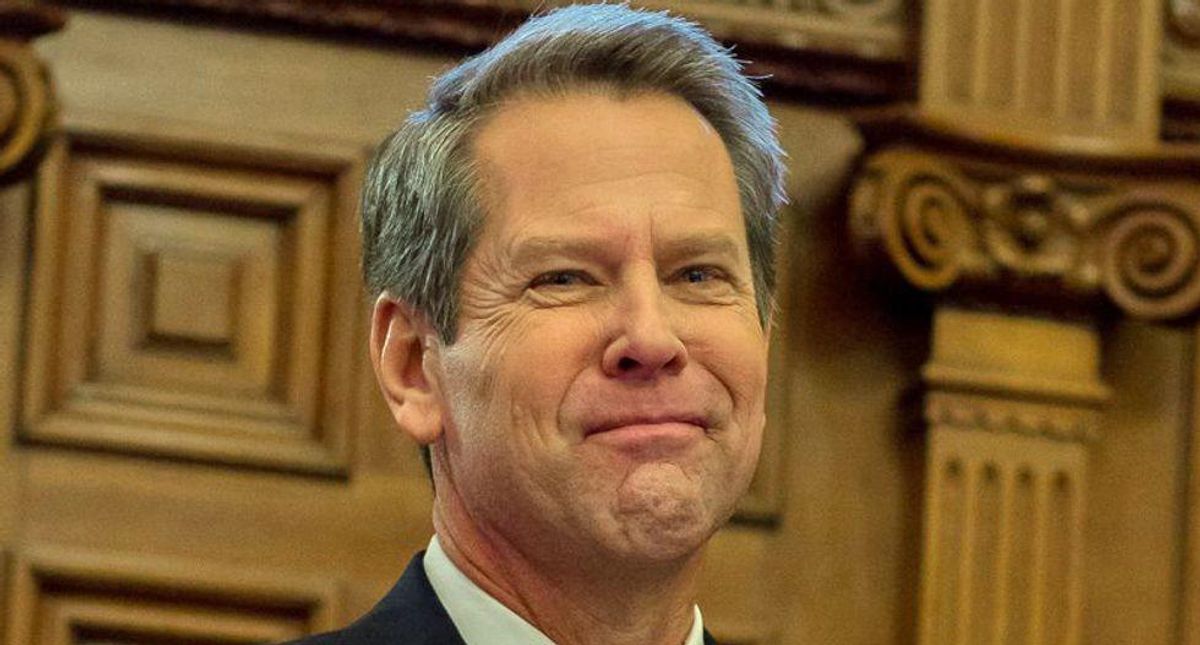 Georgia Gov. Brian Kemp admits on tape: 'Voter suppression bill' has 'nothing to do with potential fraud'