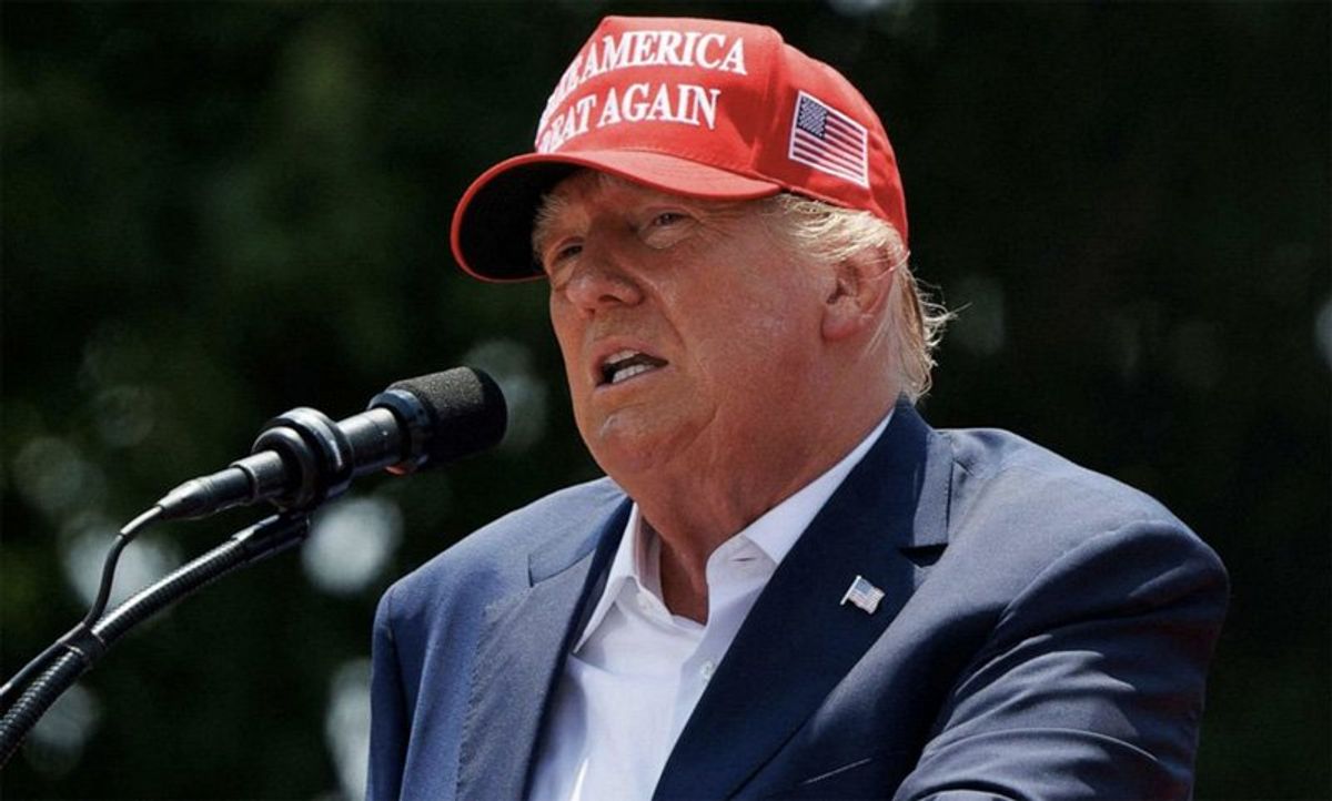 'Barred permanently from MAGA': Republican crowd cheers as Trump threatens to oust them