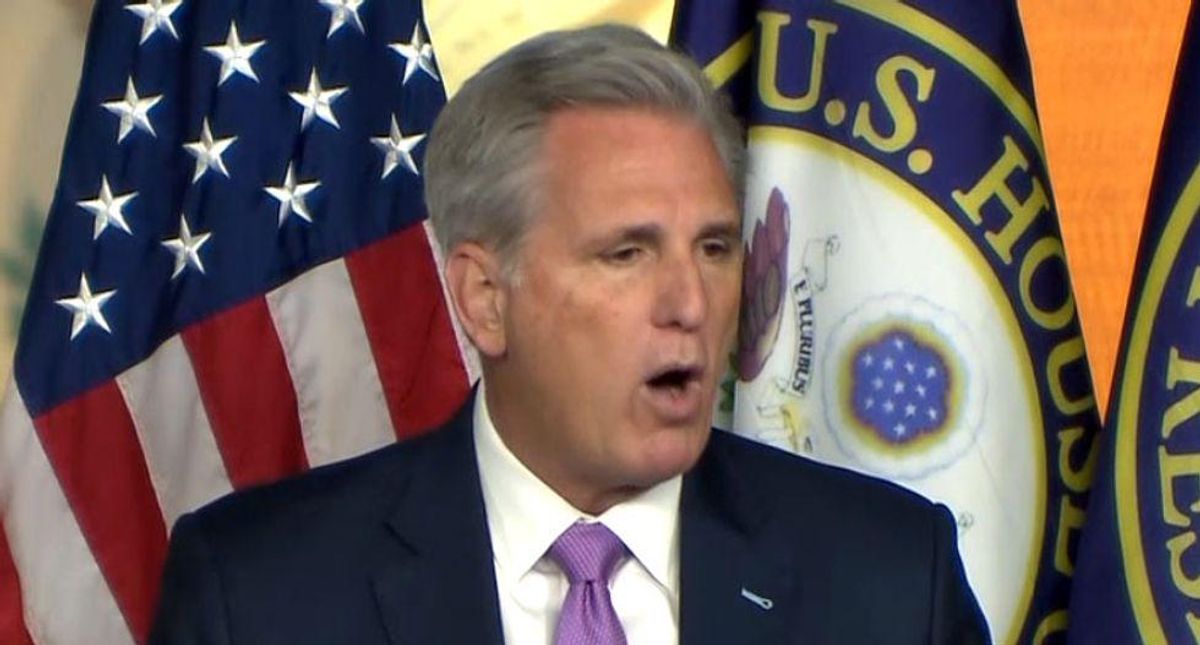'You failed, Kevin': GOPer McCarthy mocked for last-ditch attempt to undermine Capitol riot committee after Kinzinger addition