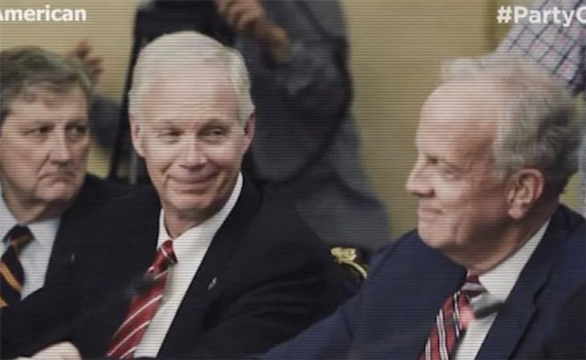 'Party of Treason': GOP lawmakers face questions over viral Russian ad