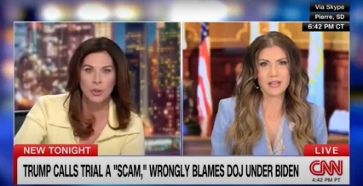 'That's not true': CNN host catches Trump ally Kristi Noem in lie about N.Y. trial