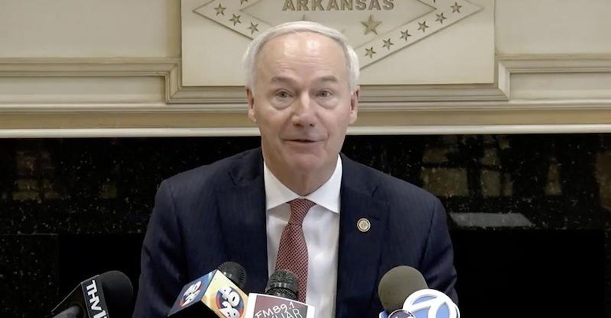 WATCH: Arkansas governor vetoes bill banning doctors from providing treatment to Trans youth – but override possible
