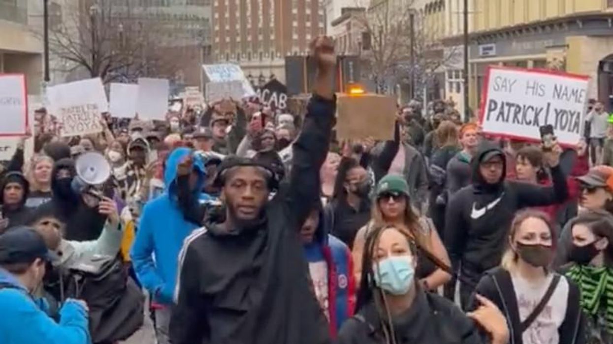 ‘Shut it down’: Protesters march in Grand Rapids after police killing of Patrick Lyoya