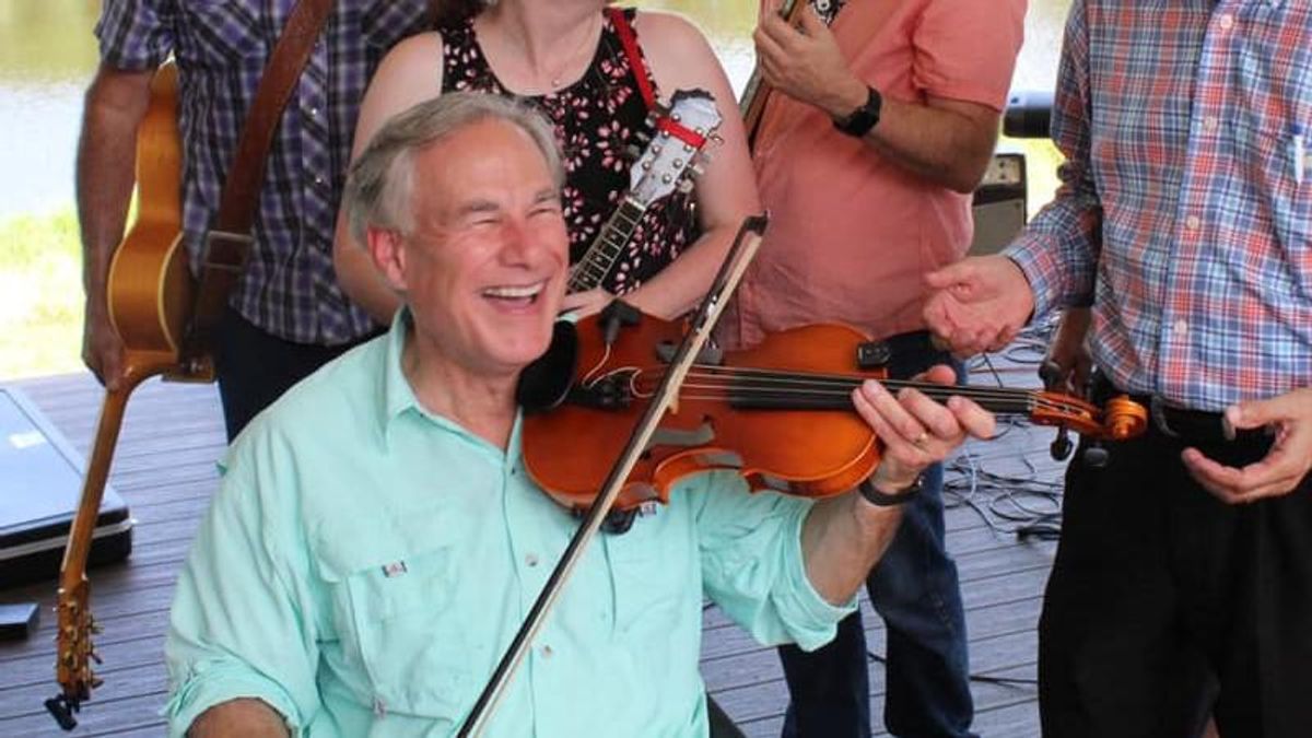 Greg Abbott loves guns -- children not so much