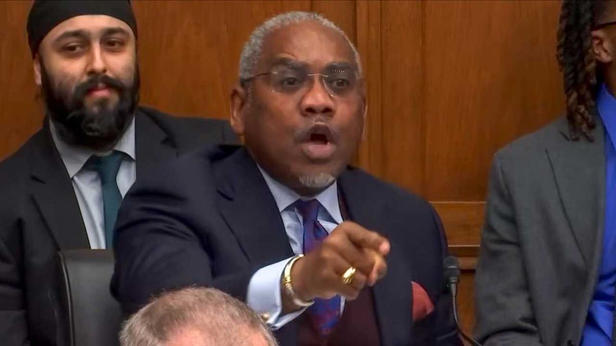 'Stop covering!' Dem shouts down 'flunky' Scott Bessent over Trump's 'shady' deals