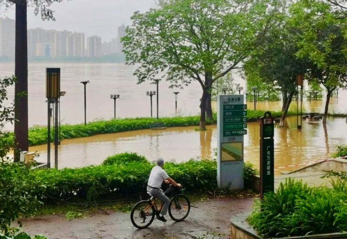 Three dead, tens of thousands evacuated as storms strike south China