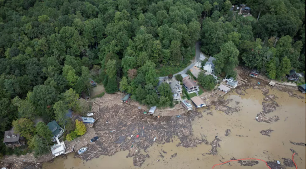 Helene damage in North Carolina