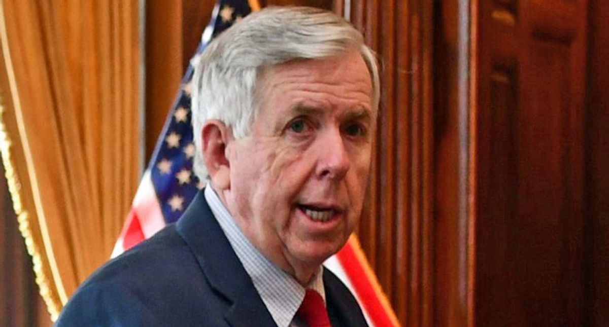 Missouri's GOP governor pats himself on back for man's exoneration after refusing him clemency