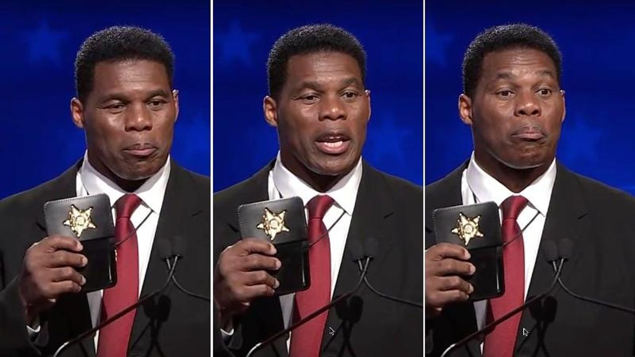 Herschel Walker to hand out fake badges as he doubles down on police impersonation scandal: report