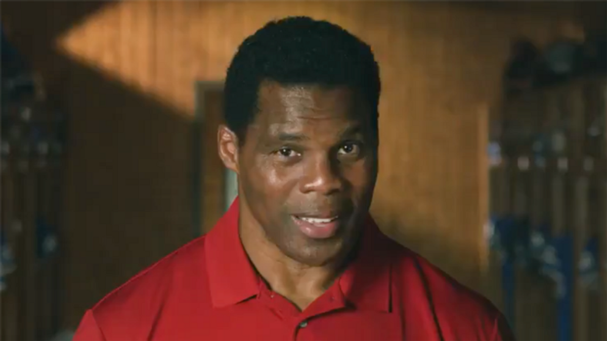 Herschel Walker heads to Georgia Trump rally with wife cleared of improper voting