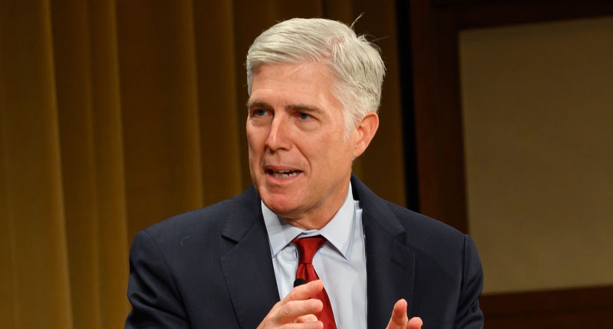 Merciless mockery as Trump lawyer blindsided by Gorsuch howitzer: 'Ah, I think ... so'