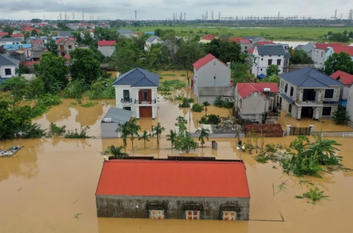 Hanoi river level hits 20-year high as SE Asia typhoon toll passes 150