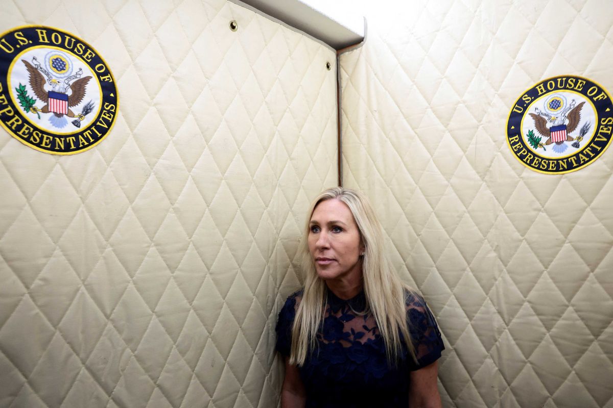 Marjorie Taylor Greene melts down over claim she tipped off Trump protesters