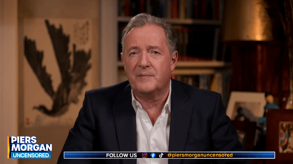 Piers Morgan attacks 'cowardly' right-wing influencer who accused him of hosting 'Nazis'