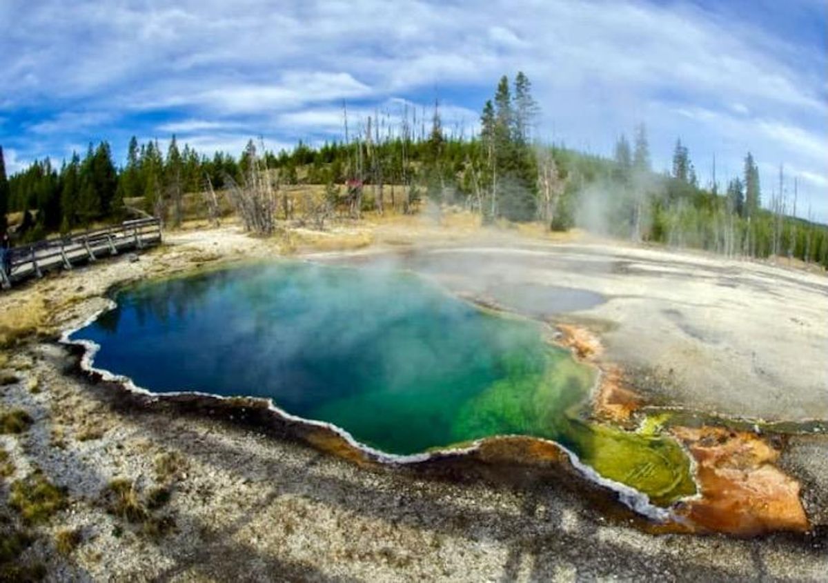Human foot found in Yellowstone hot spring
