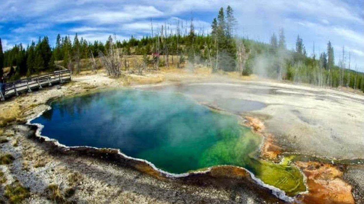 Human foot found in Yellowstone hot spring
