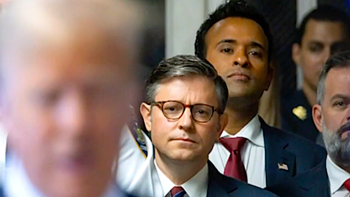 'Sad spectacle': Morning Joe panel shames Mike Johnson for joining Trump 'obstruction'