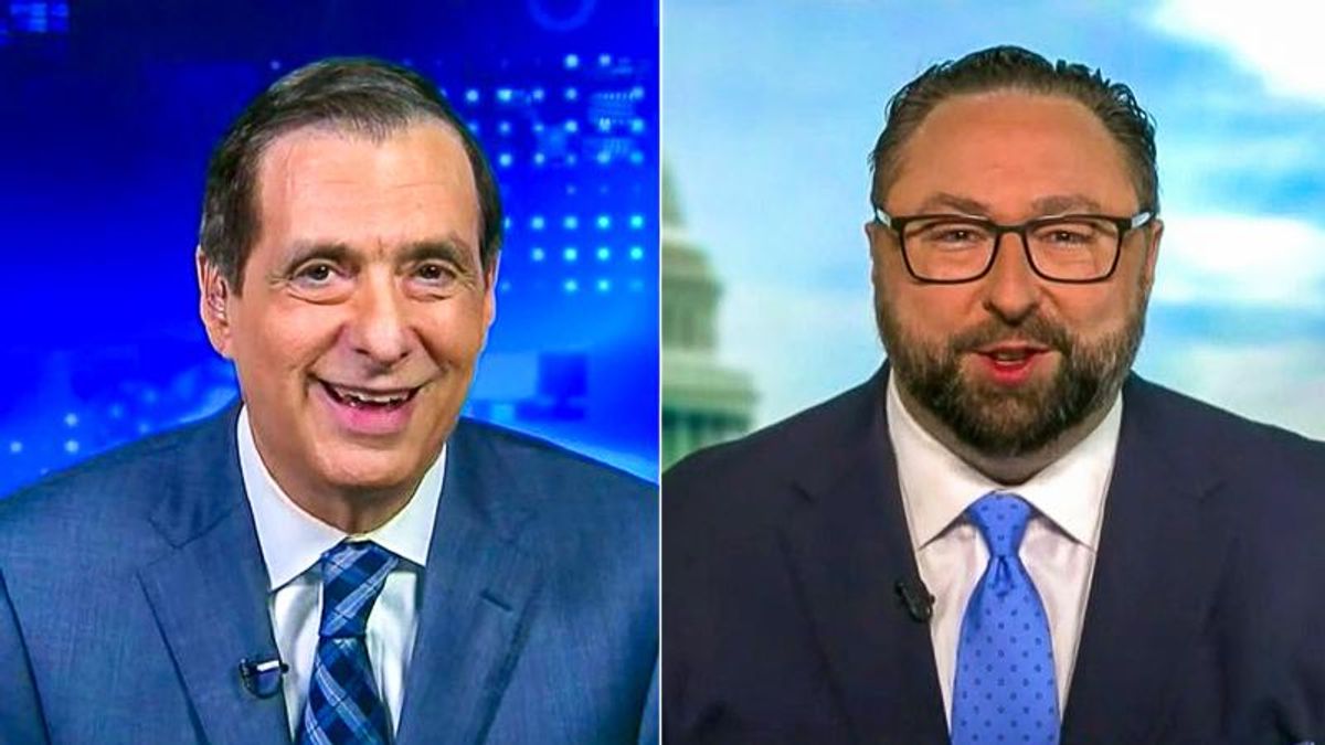 Fox News host laughs as Jason Miller lies about Biden's 'wipeout' on Air Force One's stairs