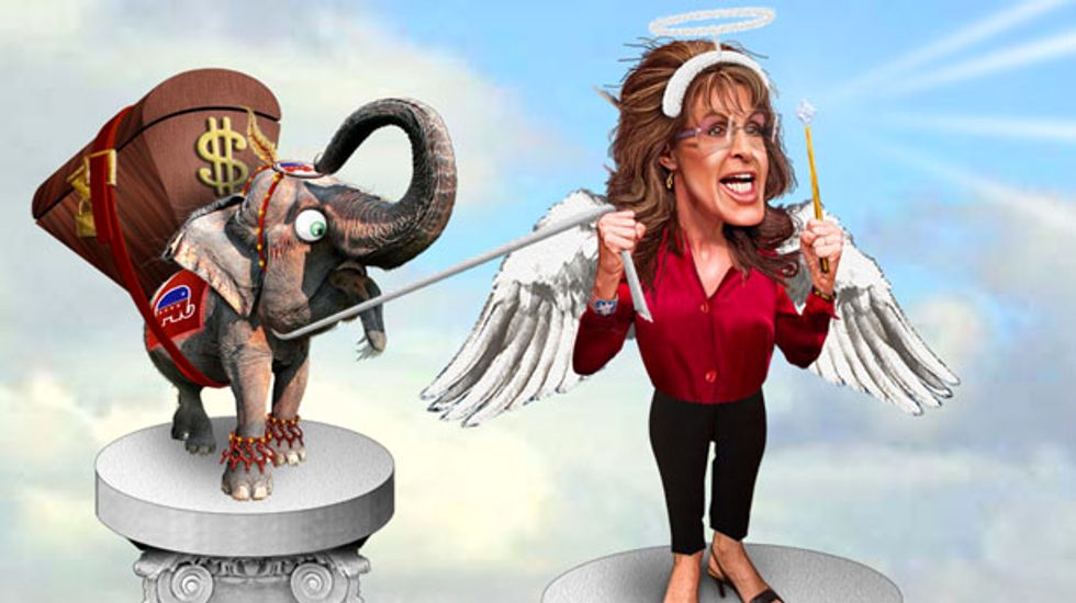 Sarah Palin's deep-thinking matchmaking service is open for business, so send money
