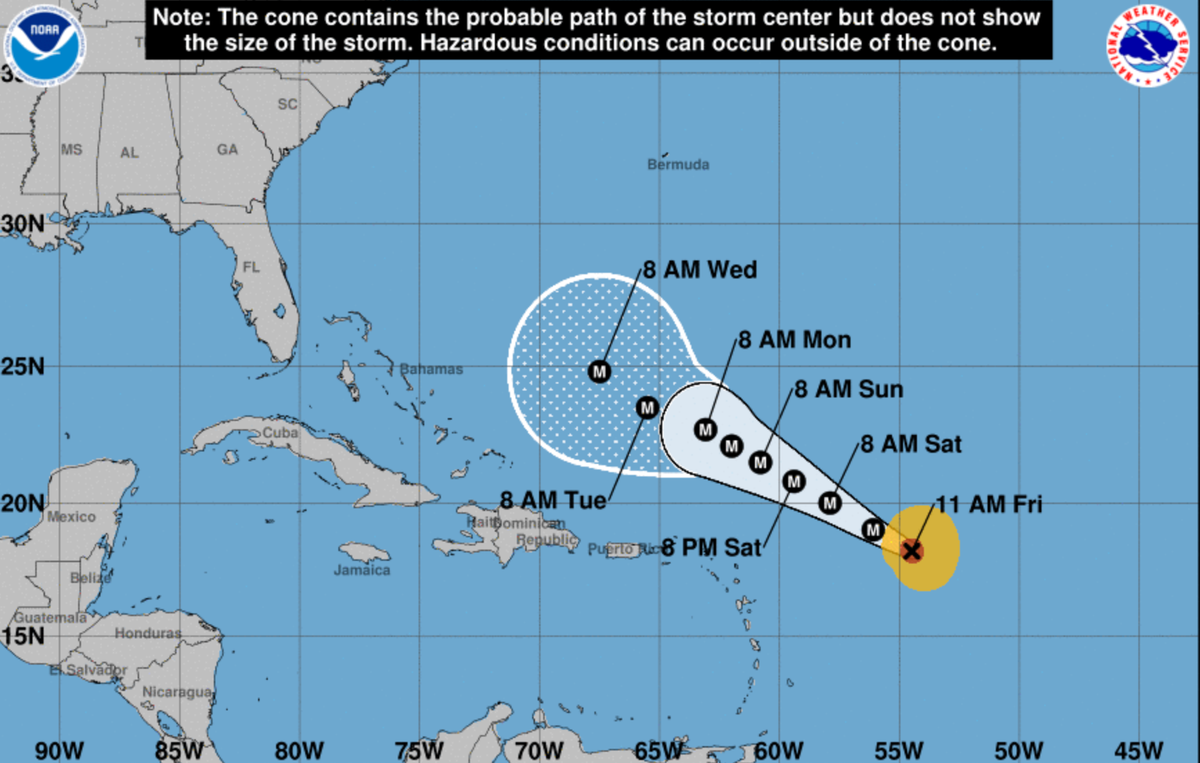 Massive hurricane Lee's path updated as latest forecast reports 155 mph winds