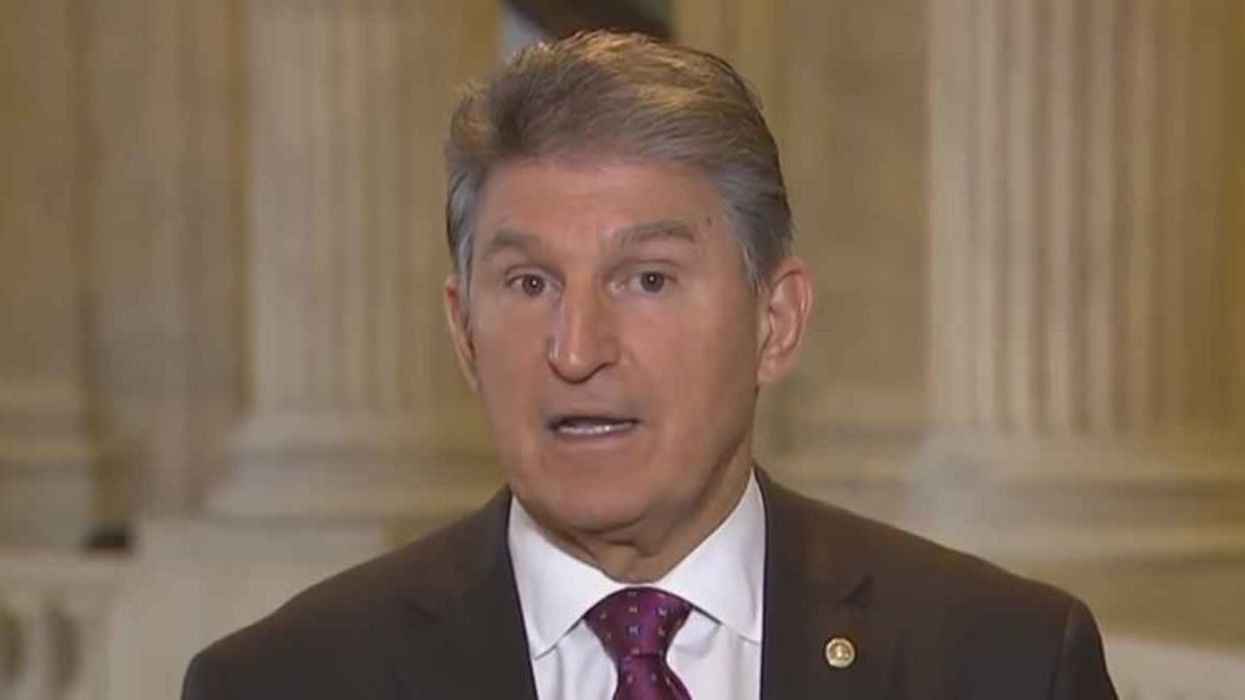 WATCH: Joe Manchin goes down in flames when confronted with McConnell's pledge to totally obstruct Biden