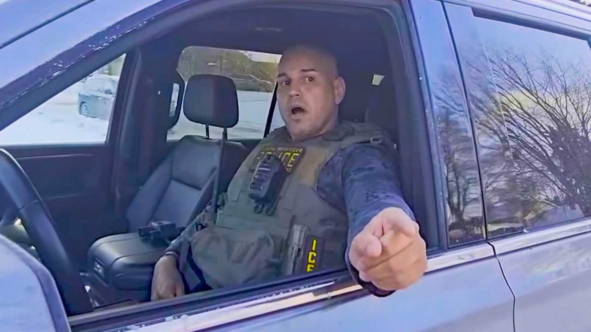 ICE agent's dark threat caught on video: 'I'll erase your voice'