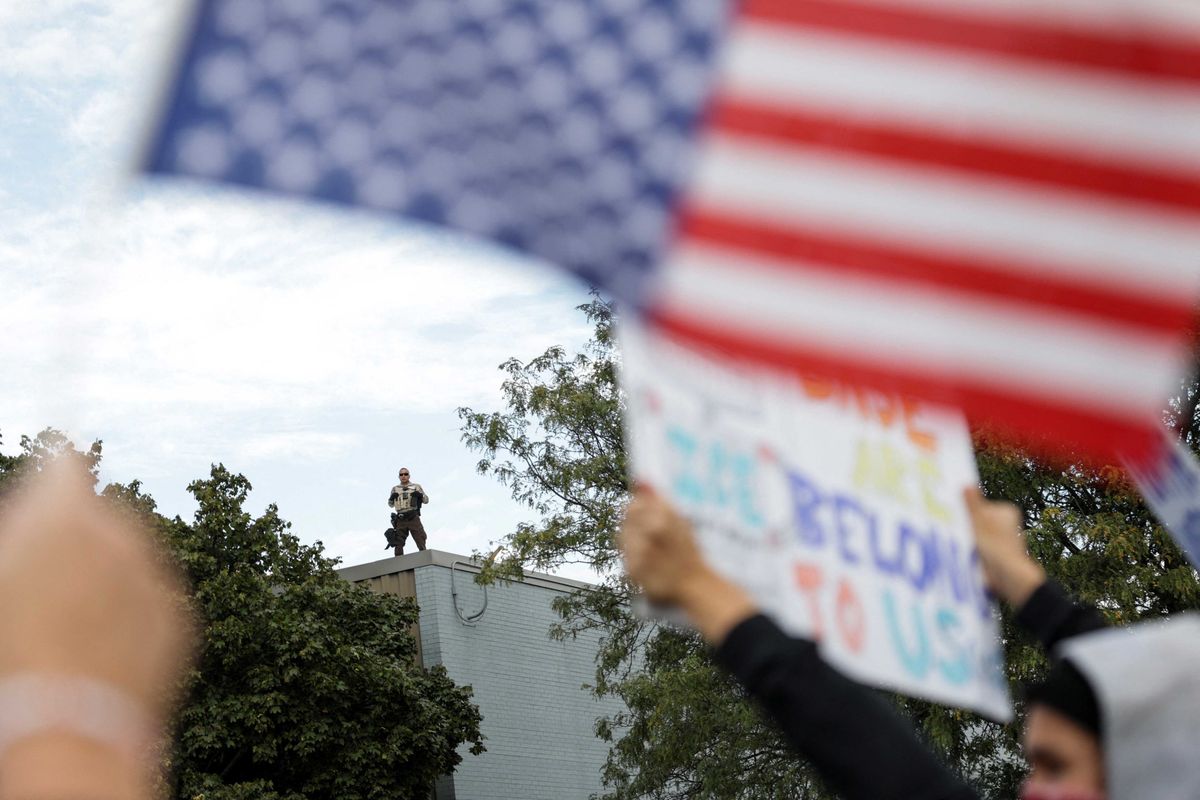 ICE protest