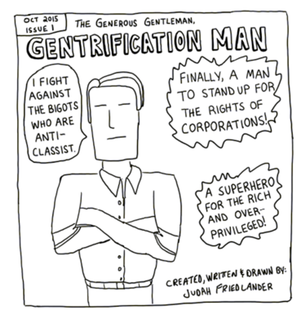 image of gentrification man via judah friedlander.com