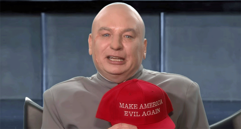 WATCH: Dr. Evil claims he is not ‘white Cory Booker’ — and announces he's running for congress