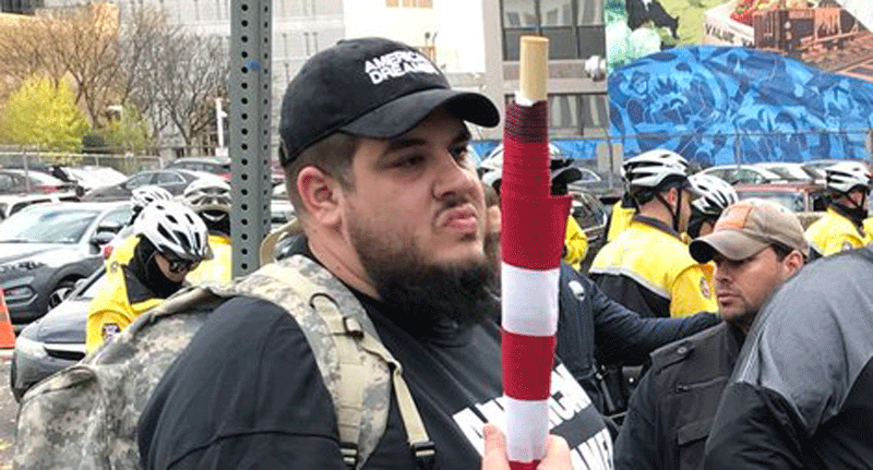 WATCH: Right-wing Proud Boys forced to walk home from Philadelphia rally after taxi drivers refuse them