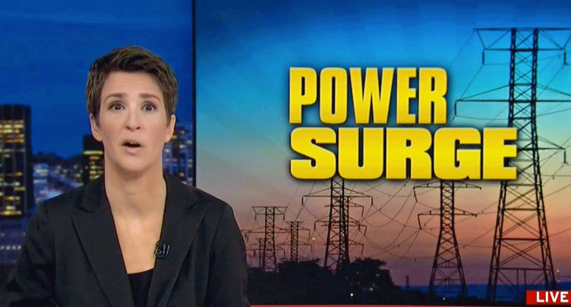 Maddow lays out doomsday scenario of foreign power shutting down power system or natural gas during polar vortex
