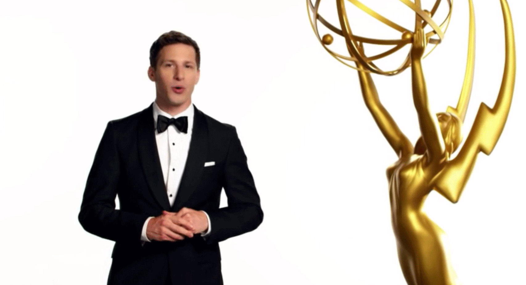WATCH: Host Andy Samberg slams 'racist' Donald Trump and 'intolerant' Kim Davis in Emmys’ opener