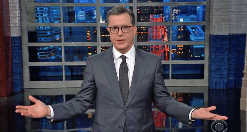 Colbert hilariously roasts Trump: Like robbing a restaurant and throwing a nickel in the tip jar