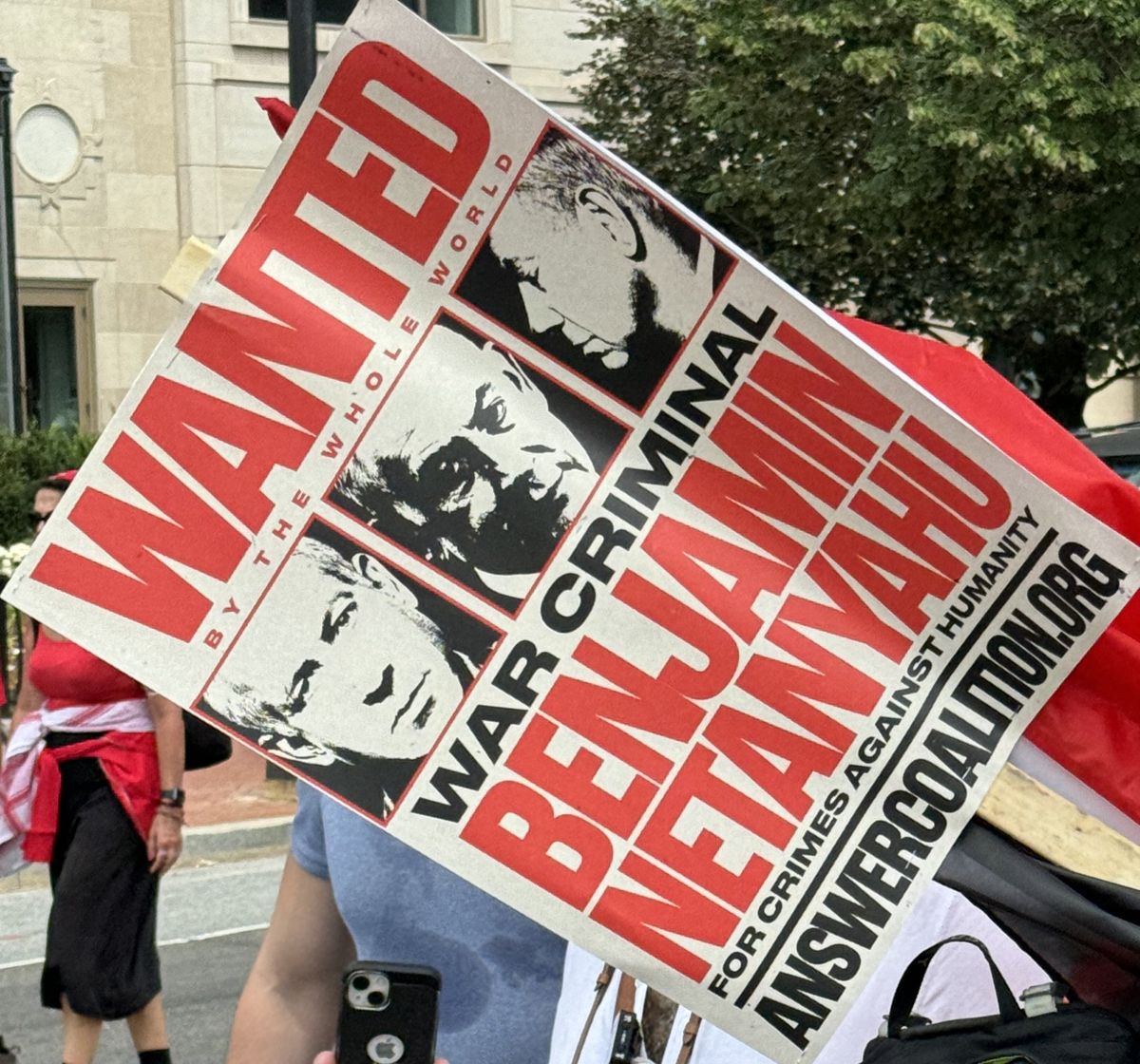 WATCH: Netanyahu protesters descend on U.S. Capitol