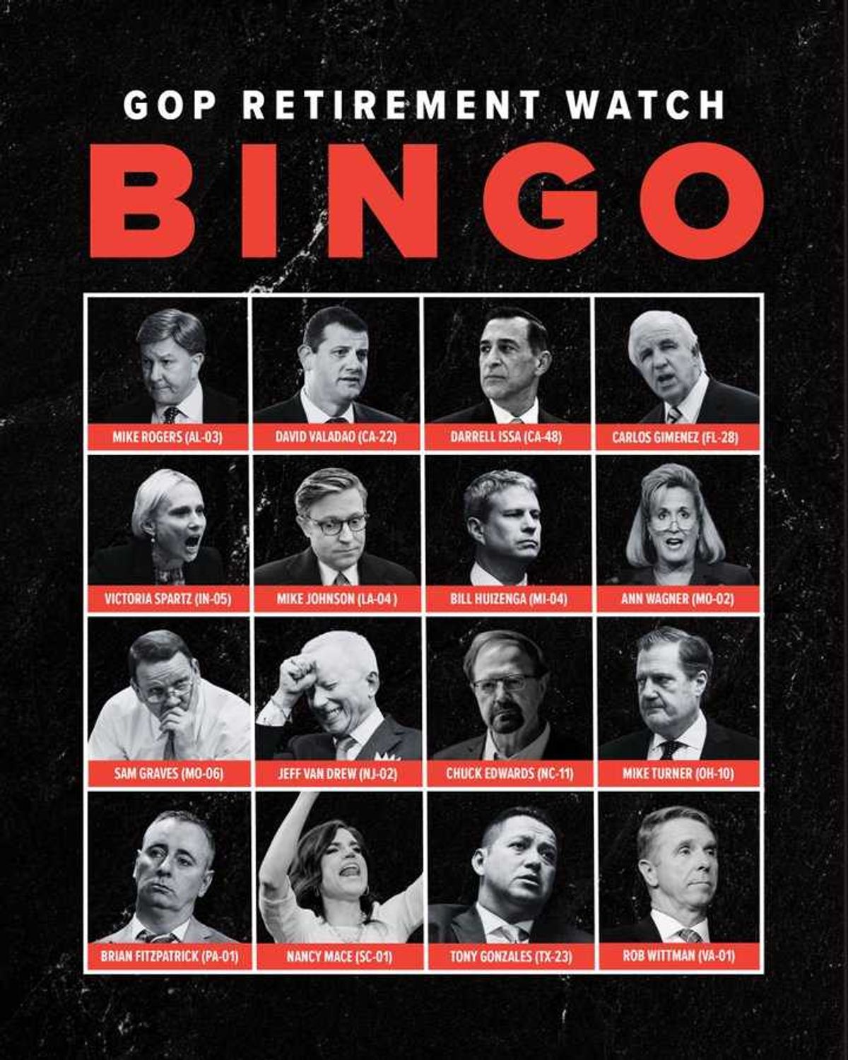 Bingo! Dems relish GOP's woes with party game mocking mass exodus