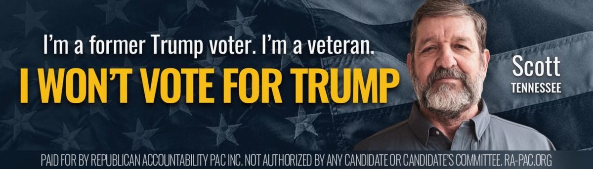 Former supporters featured on anti-Trump billboards at Republican National Convention