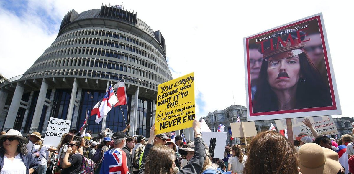The NZ anti-vax movement’s exploitation of Holocaust imagery is part of a long and sorry history